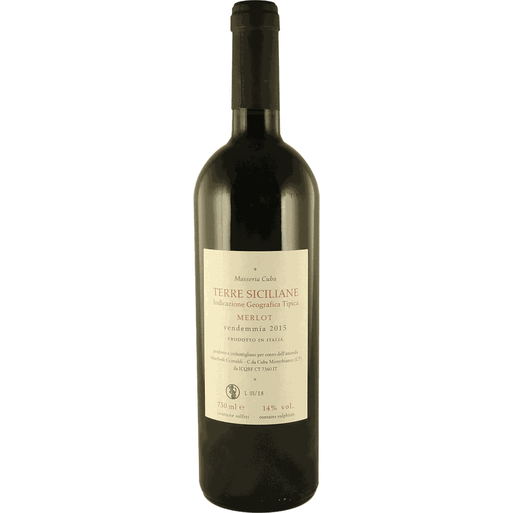 Merlot IGT Terres Siciliennes 2015 -  6 bouteilles de 75 cl